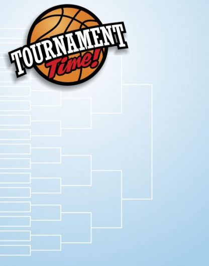 basketball tournament bracket background poster template